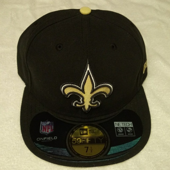 saints fitted cap